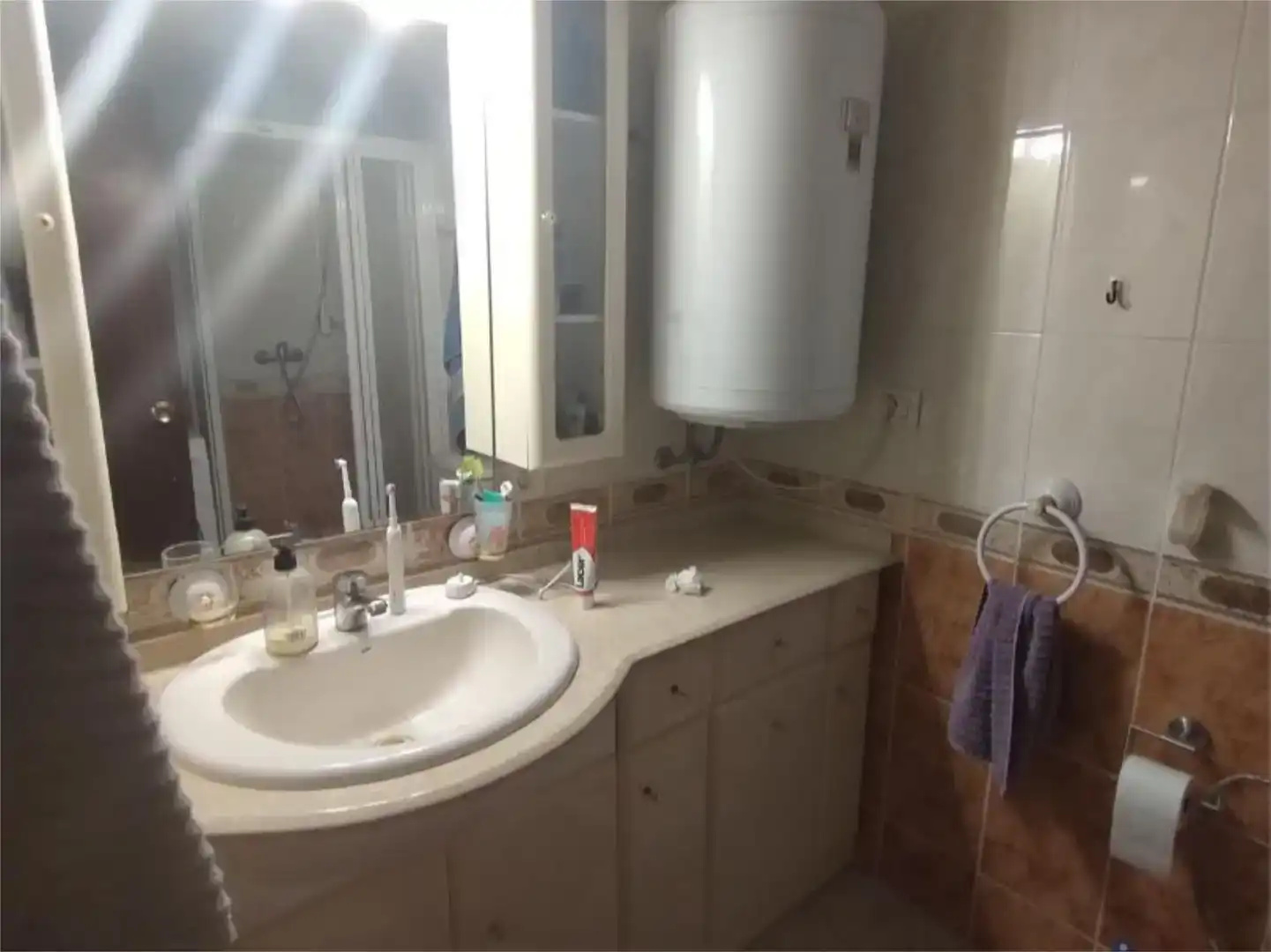 Badezimmer von Wohnung zur Miete in La Matanza de Acentejo mit Schwimmbad