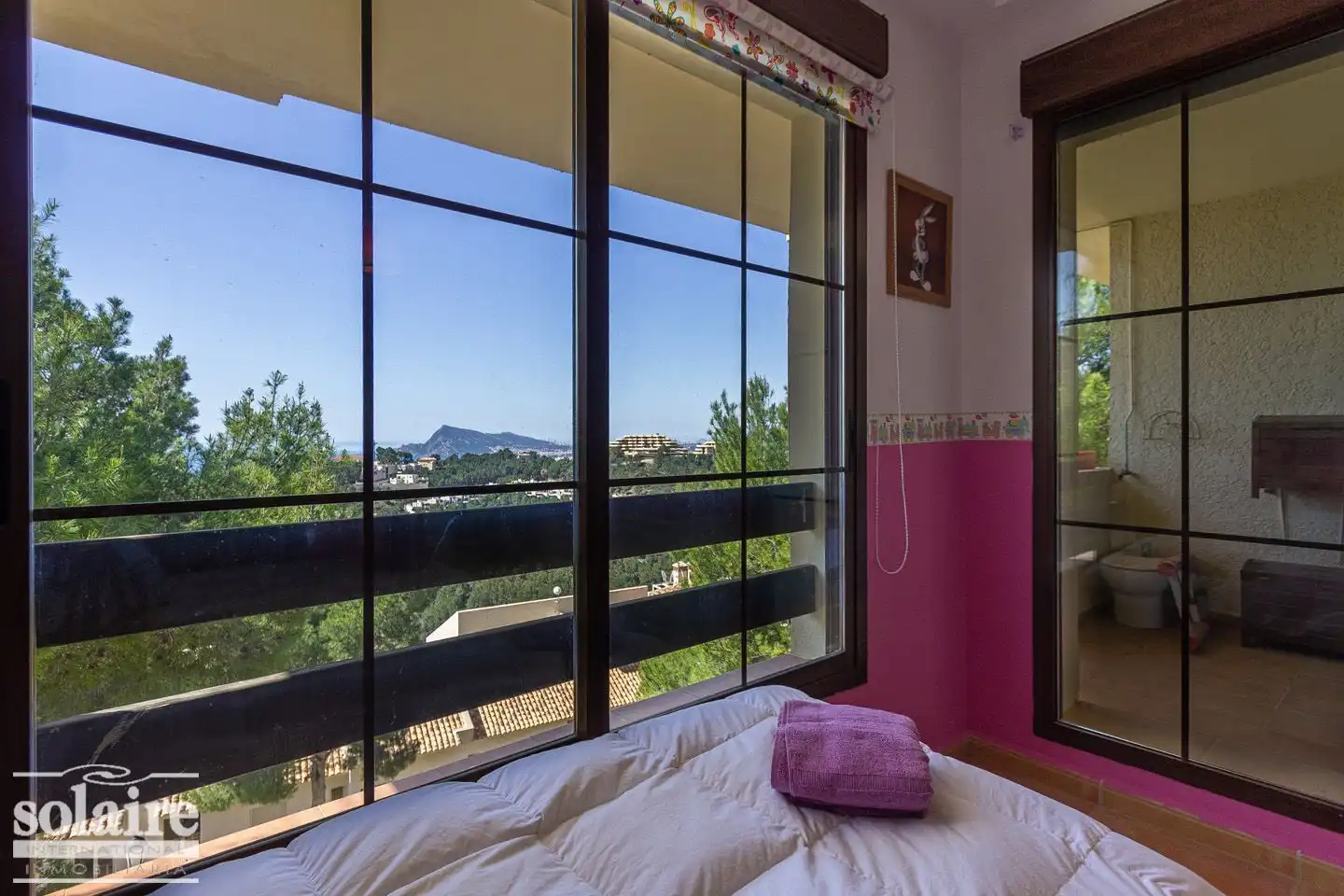 Habitación de Casa adosada de alquiler en Altea con Aire acondicionado, Calefacción y Terraza