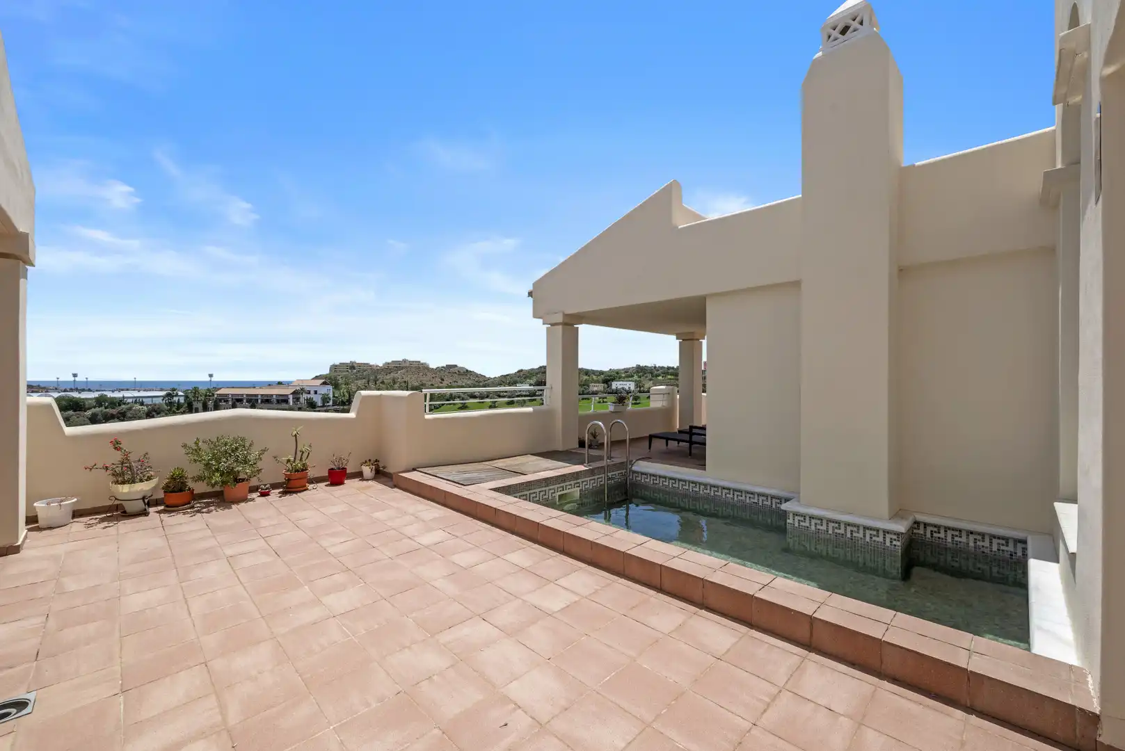Terraza de Ático en venta en Mijas con Aire acondicionado, Terraza y Trastero