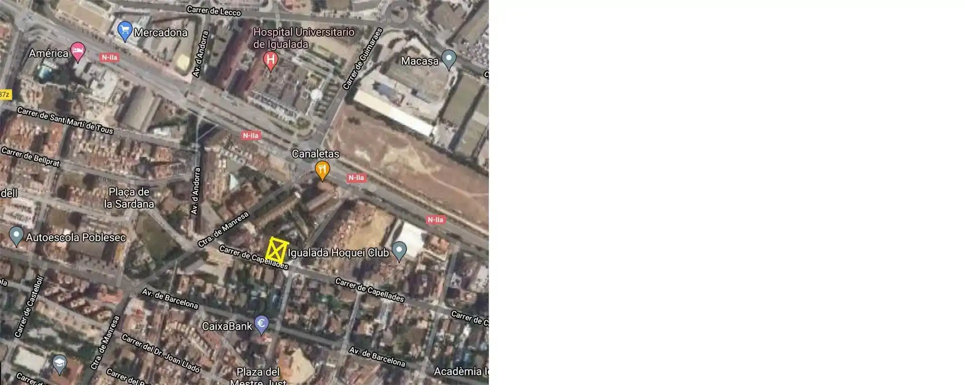 Vista exterior de Terreno en venta en Igualada