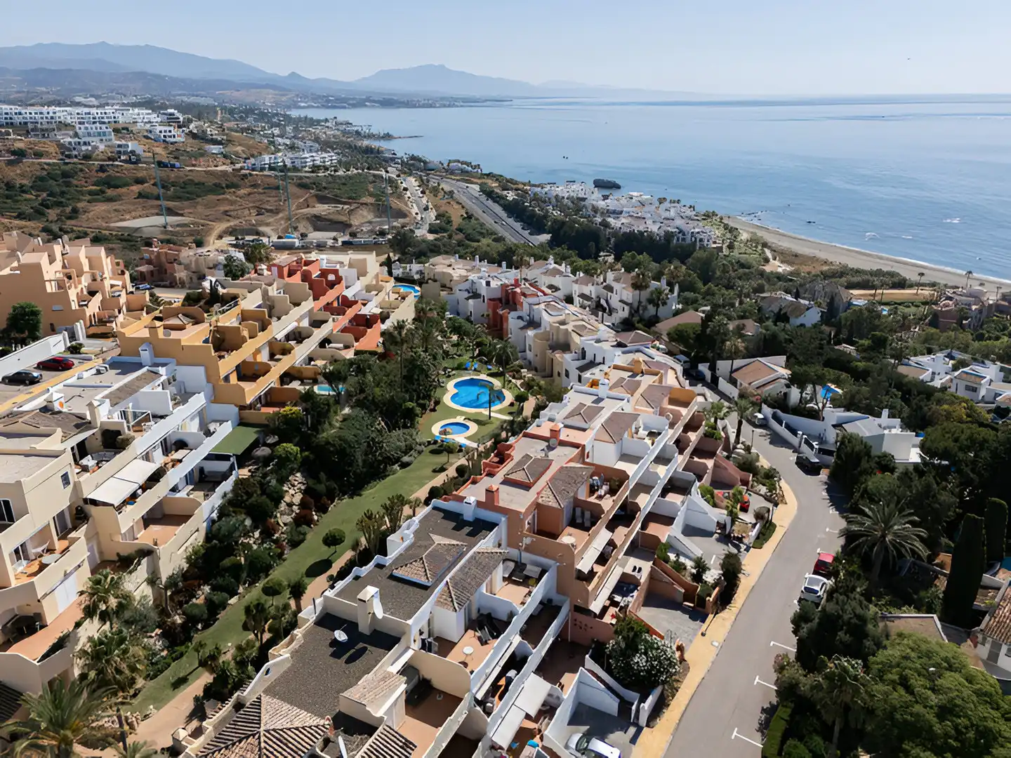 Exterior view of Detached homes for sale in Casares  with Air Conditioner, Heating and Terrace
