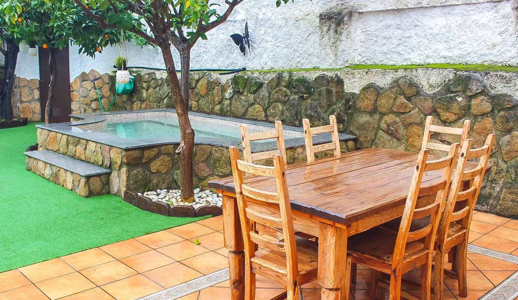 Terrassa de Casa o xalet en venda en Casas de Don Pedro amb Traster i Piscina