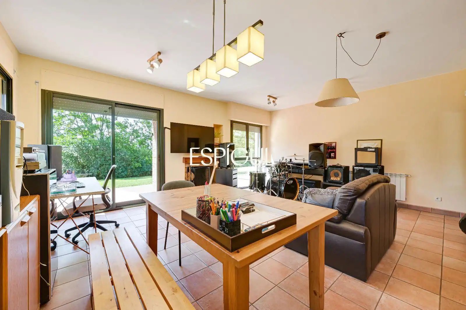 Jardín de Casa o chalet en venta en Girona con Aire acondicionado, Calefacción y Amueblado