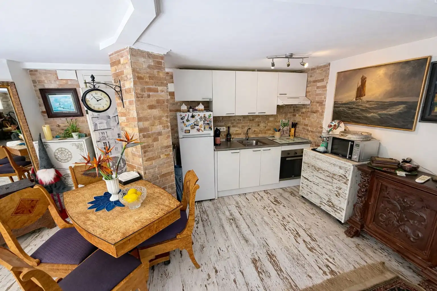 Kitchen of Apartments for sale in Mijas  with Private garden, Alarm and Community pool