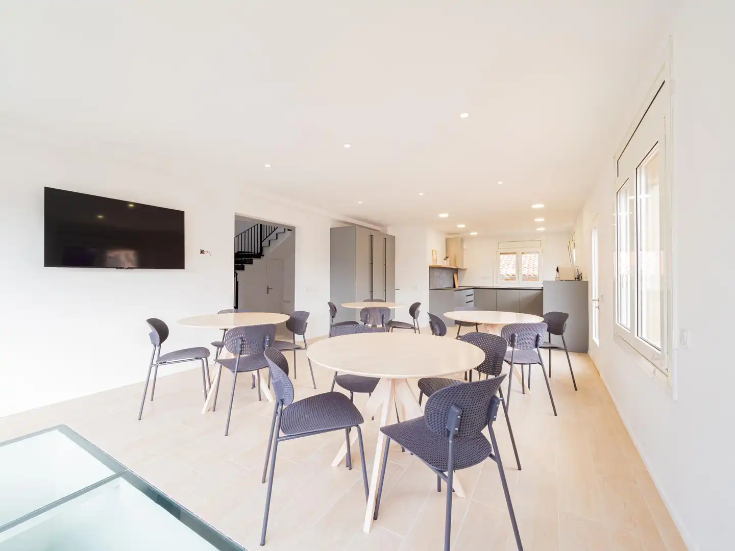 Comedor de Piso de alquiler en Vic con Calefacción, Amueblado y Microondas