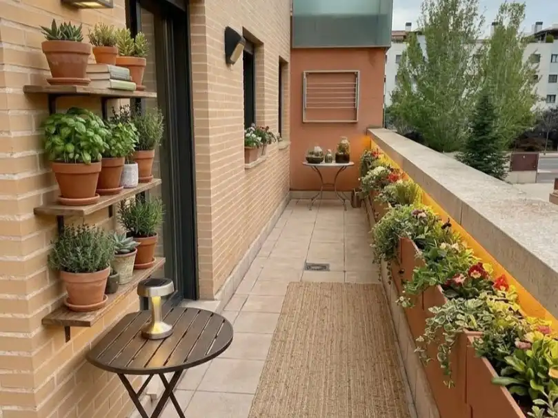Terrasse von Wohnung zum Verkauf in Ensanche - Fuenfresca