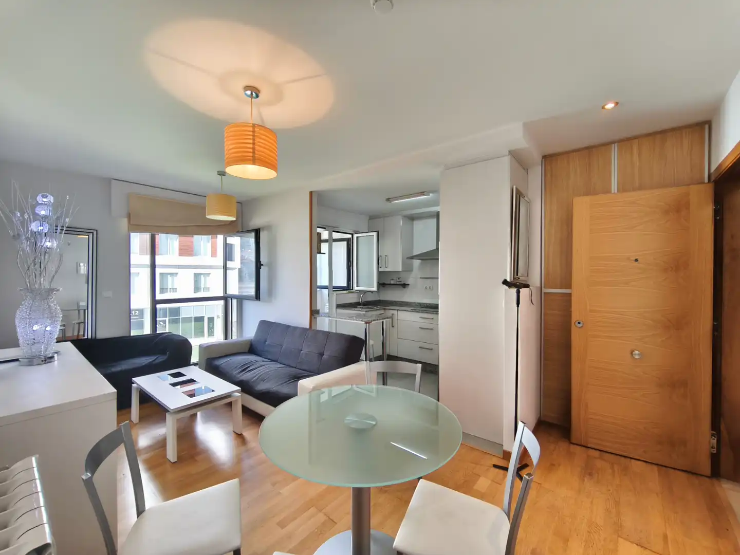 Sala d'estar de Apartament en venda en Conxo