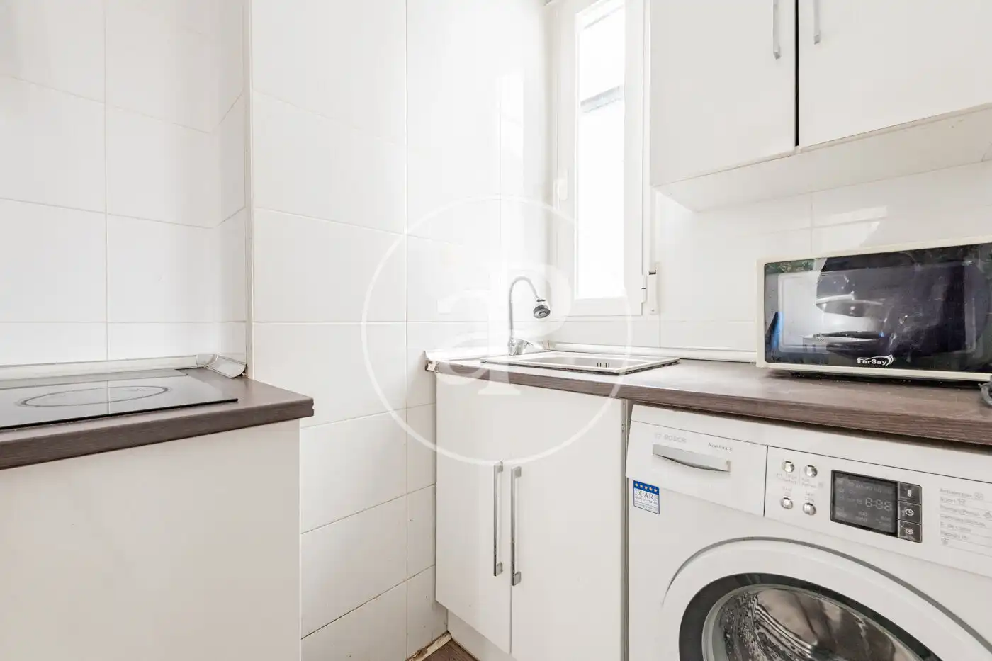 Küche von Wohnung zum Verkauf in Madrid mit Klimaanlage und Heizung