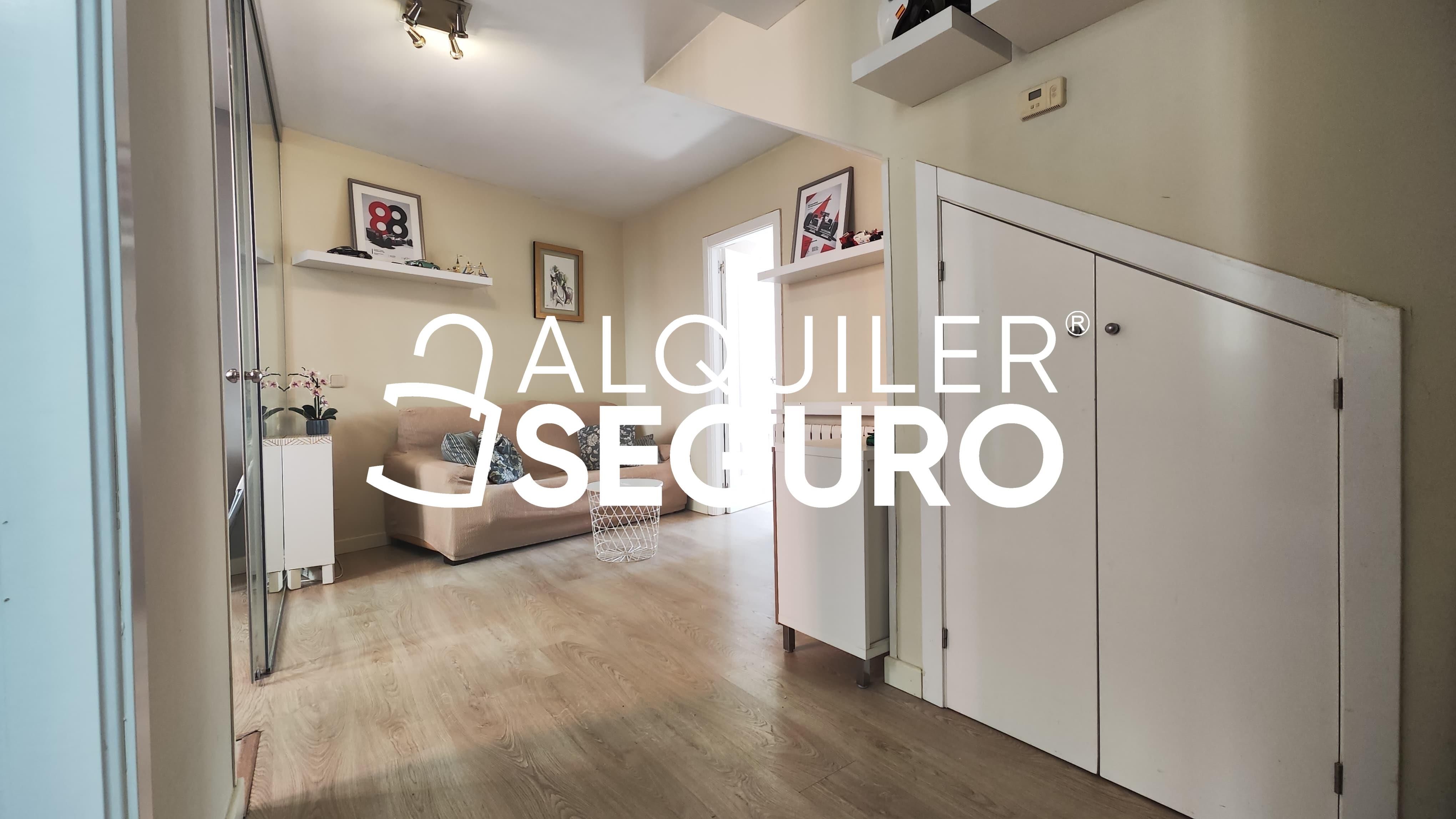 Bedroom of Flat to rent in  Madrid Capital  with Air Conditioner, Heating and Furnished