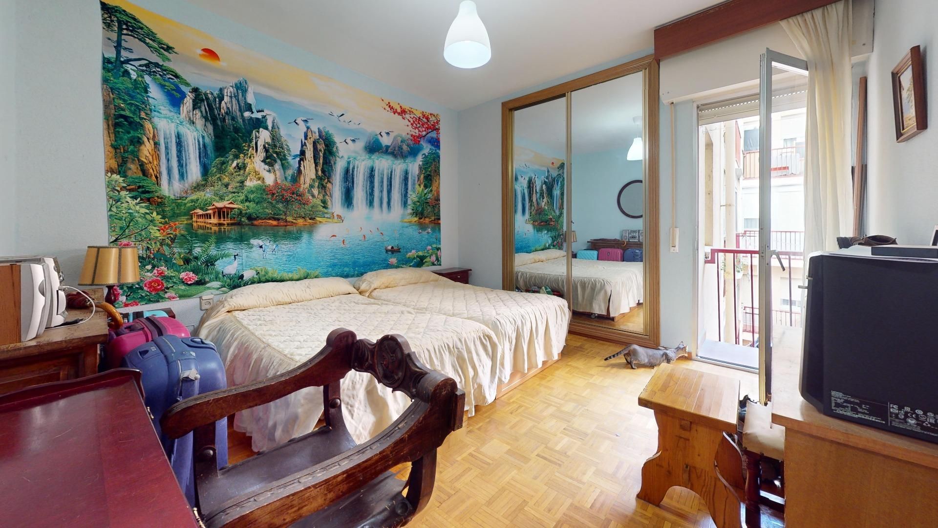 Bedroom of Flat for sale in Segovia Capital  with Heating and Balcony