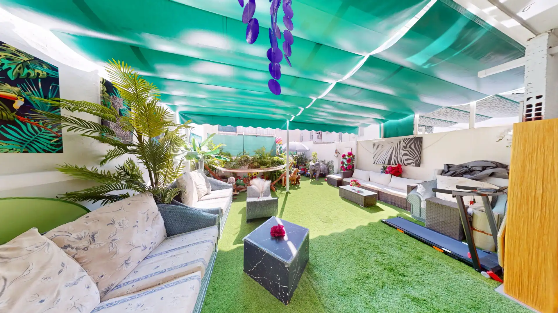Terrace of Flat for sale in Alicante / Alacant  with Air Conditioner, Private garden and Terrace