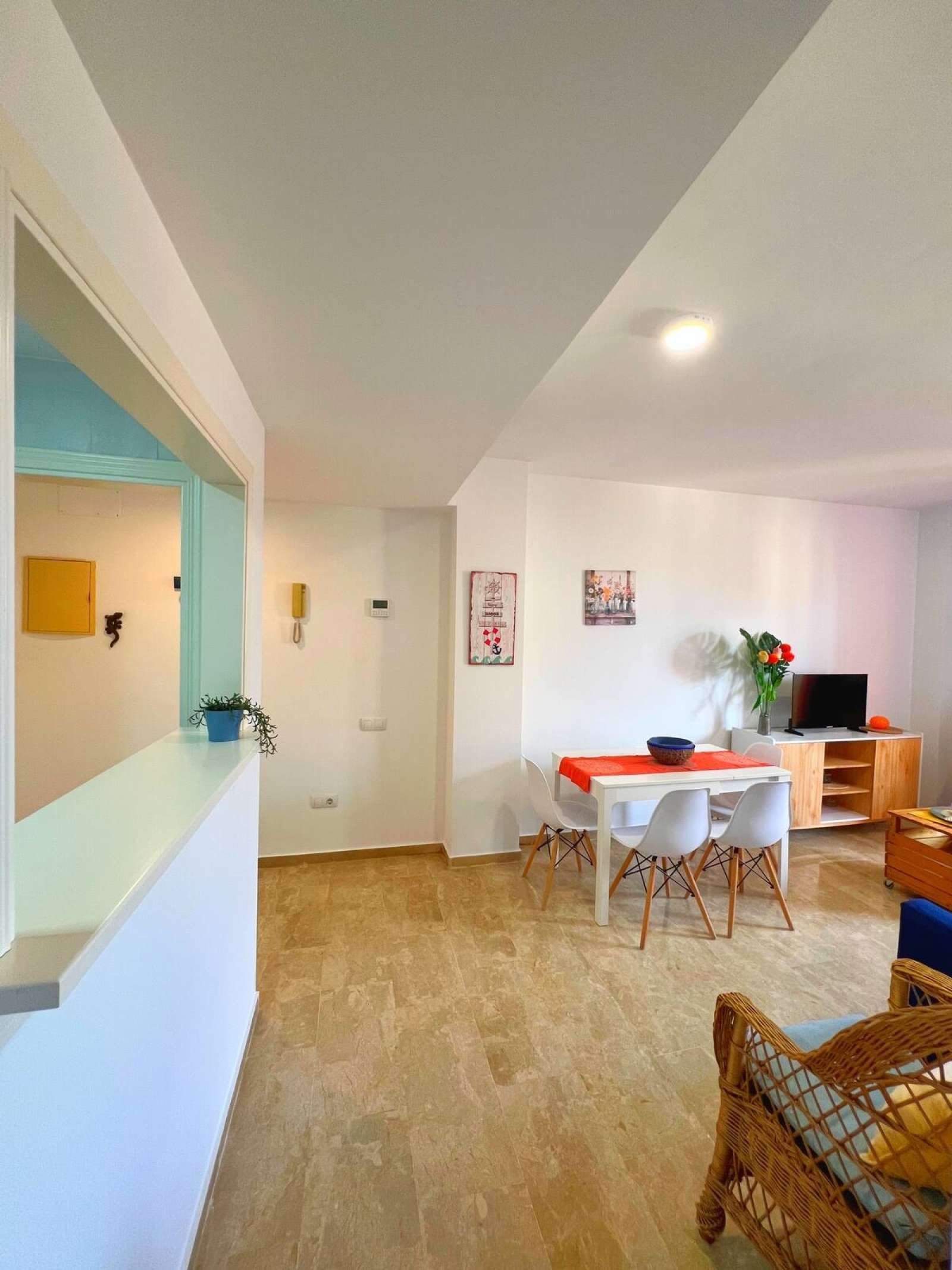 Esszimmer von Wohnungen zur untervermieten in Manilva mit Klimaanlage, Terrasse und Möbliert