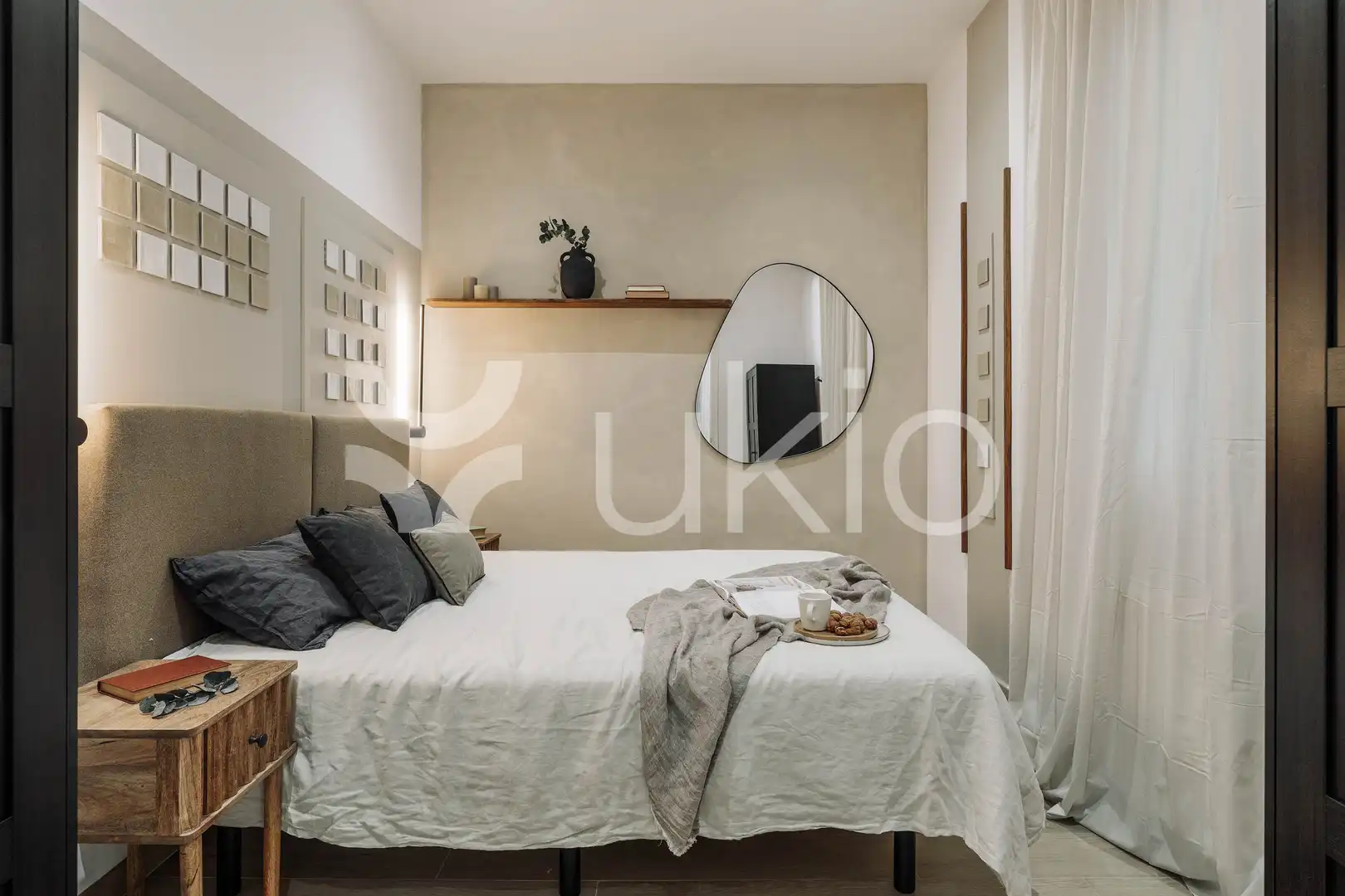 Bedroom of Apartments for rent in Barcelona  with Air Conditioner, Heating and Terrace