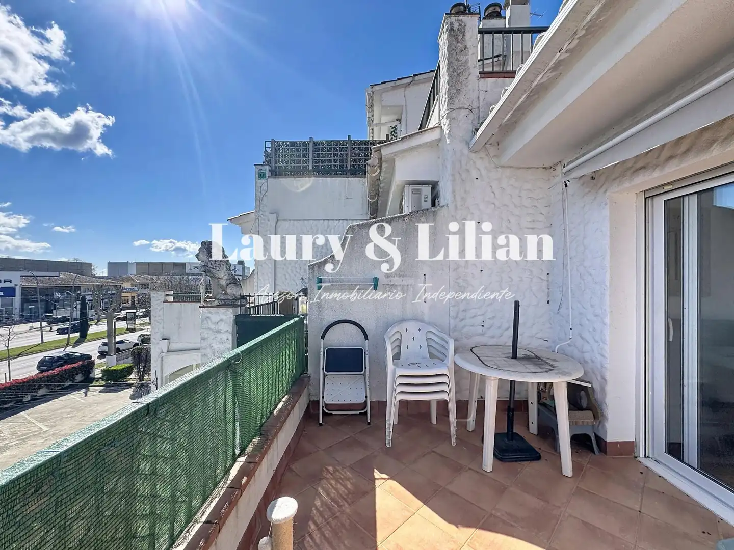 Terrasse von Wohnung zum Verkauf in Empuriabrava mit Balkon und Gemeinschaftspool