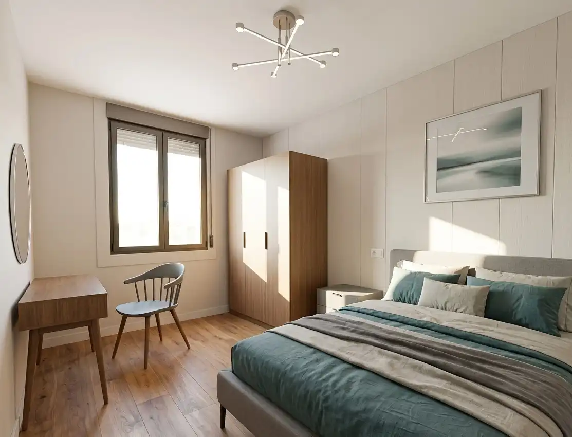 Habitación de Casa o chalet en venta en San Martín del Rey Aurelio con Jardín privado, Amueblado y Balcón