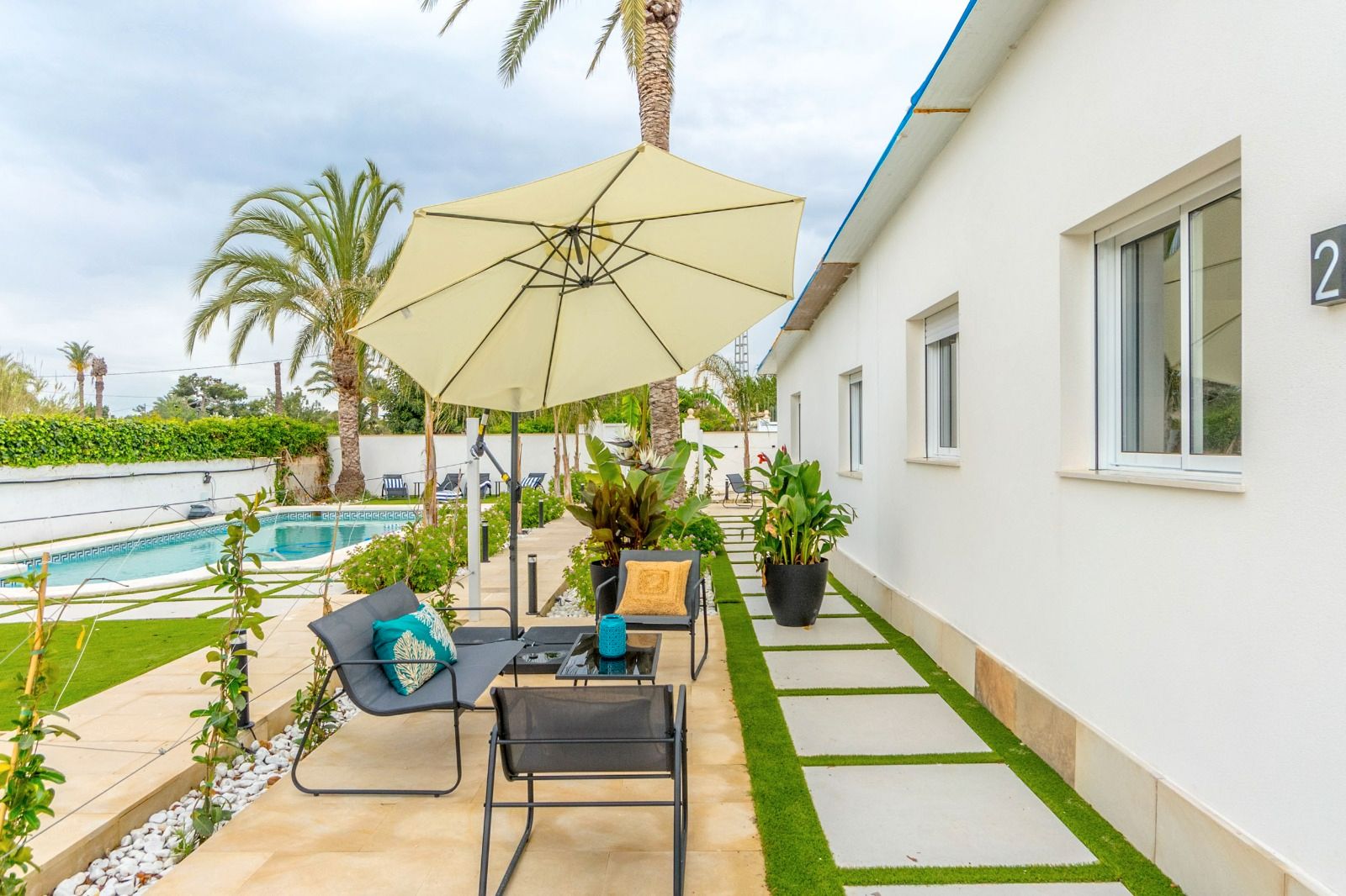 Terrace of Apartment to rent in Elche / Elx  with Air Conditioner, Furnished and Oven