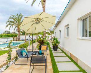 Terrassa de Apartament de lloguer en Elche / Elx amb Aire condicionat, Moblat i Forn