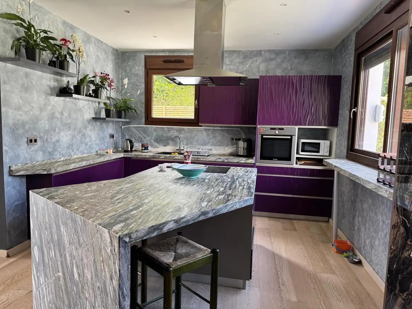 Cuina de Casa o xalet de lloguer en Marbella amb Aire condicionat, Calefacció i Jardí privat
