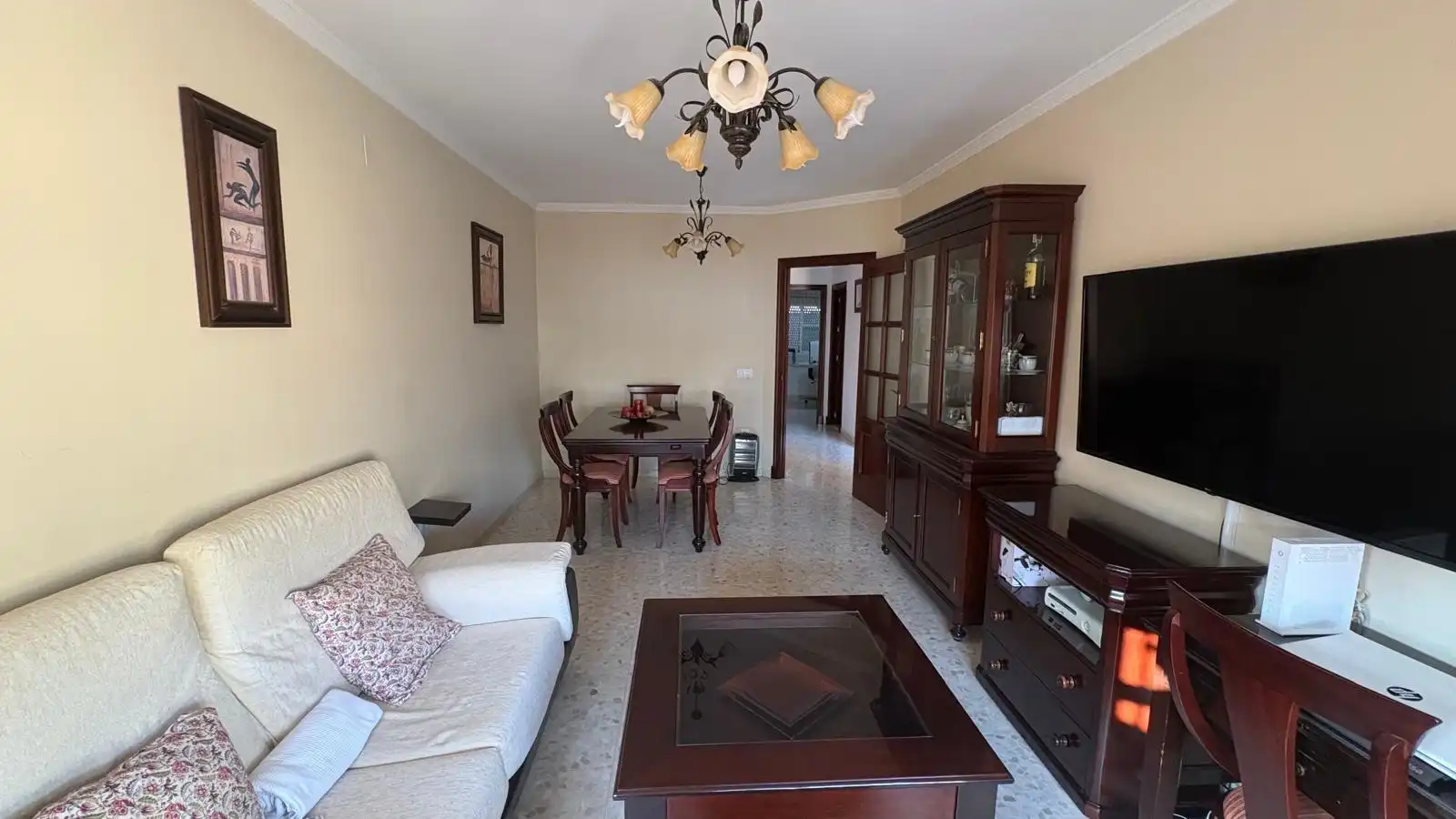 Sala de estar de Casa adosada en venta en Chiclana de la Frontera