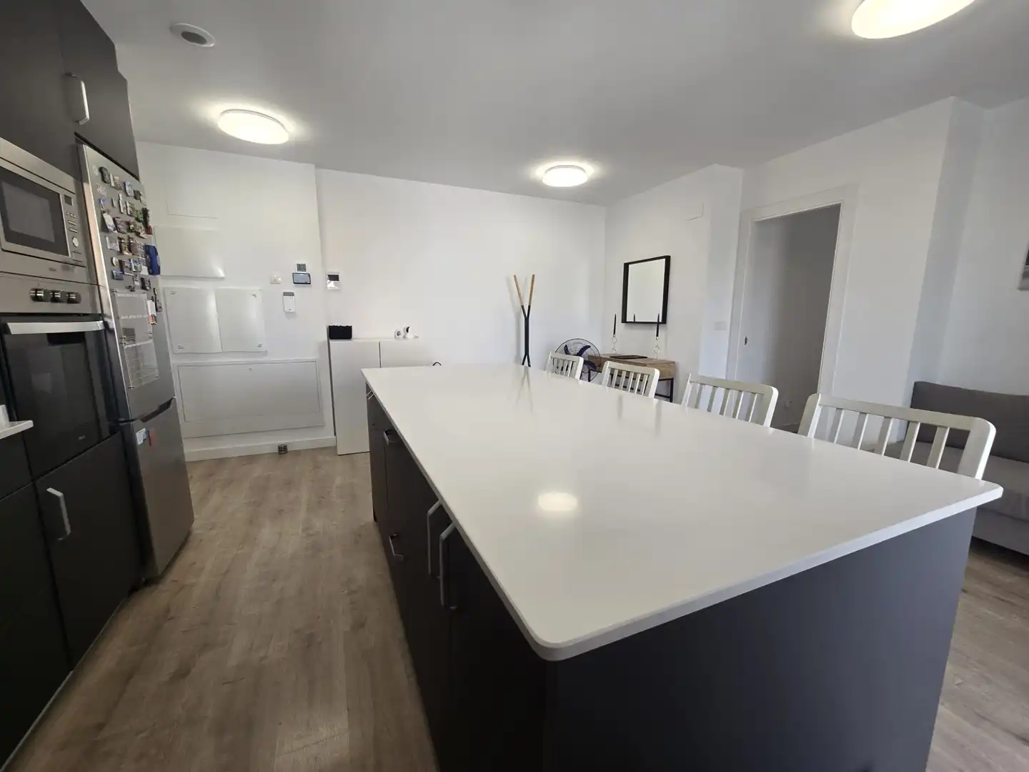 Kitchen of Flat for sale in  Logroño  with Heating, Terrace and Storage room