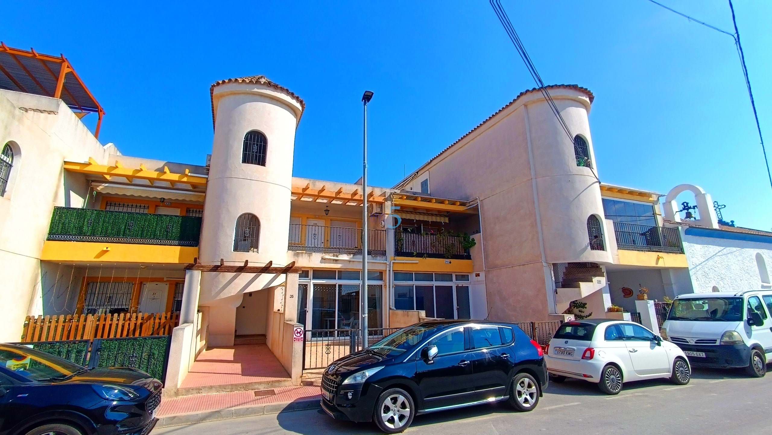 Exterior view of Flat for sale in Daya Nueva  with Terrace, Storage room and Swimming Pool