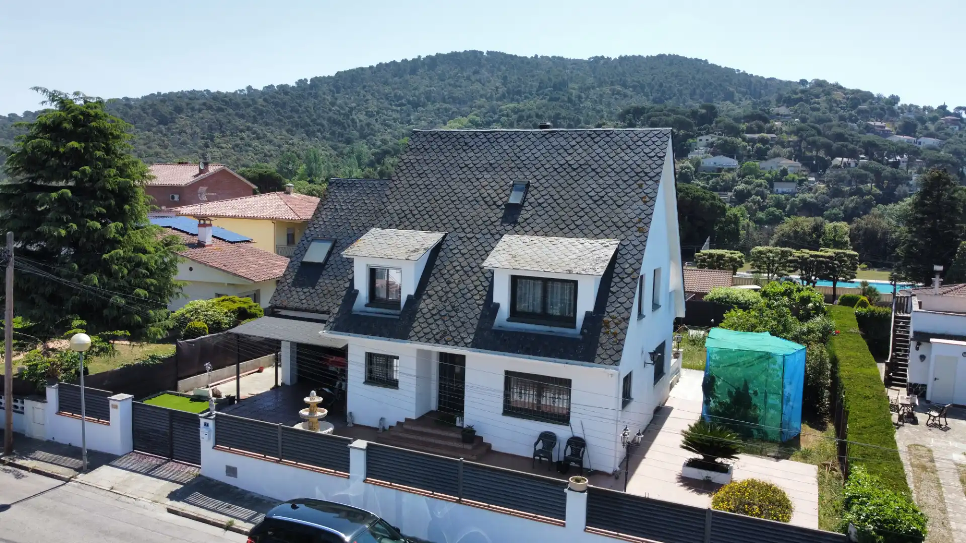 Vista exterior de Casa o chalet en venta en Llinars del Vallès con Aire acondicionado, Calefacción y Terraza