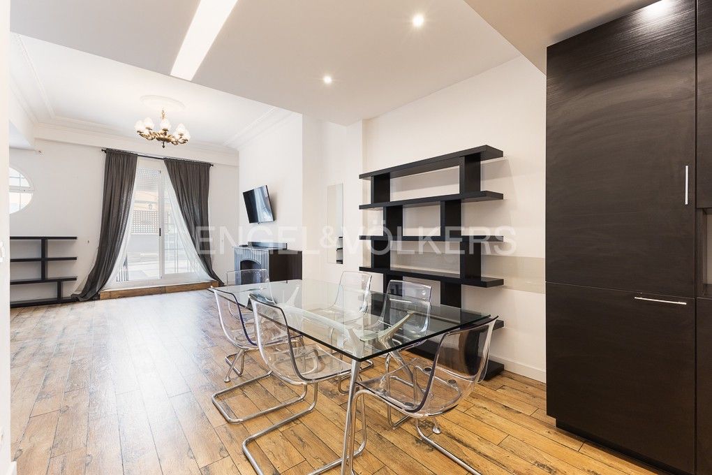 Dining room of Apartment to rent in  Valencia Capital  with Air Conditioner, Heating and Terrace