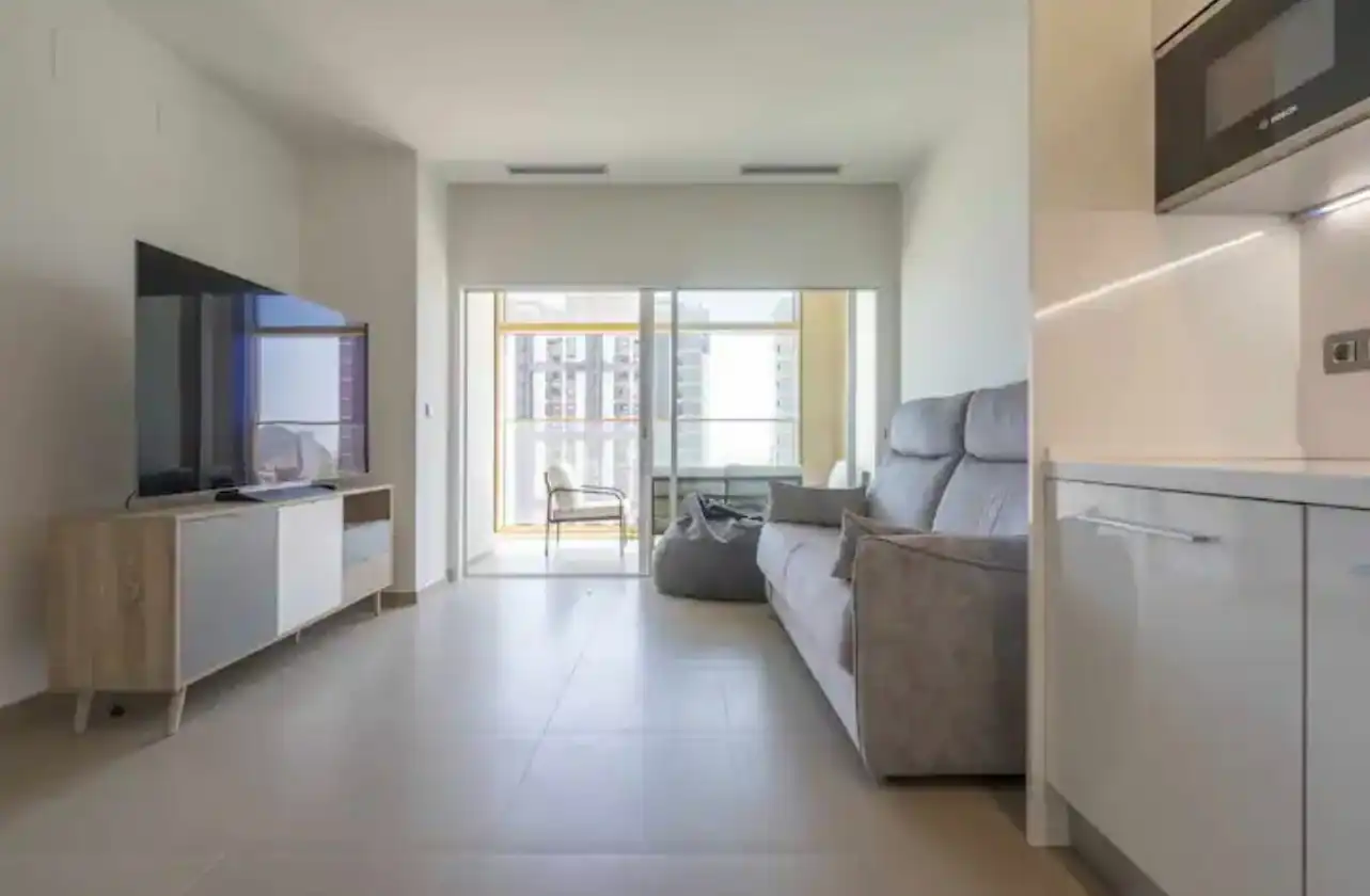 Living room of Flat for sale in Benidorm  with Air Conditioner, Heating and Terrace