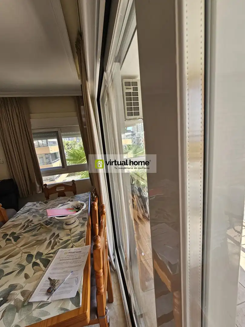 Balcony of Flat for sale in Benidorm  with Air Conditioner, Terrace and Furnished
