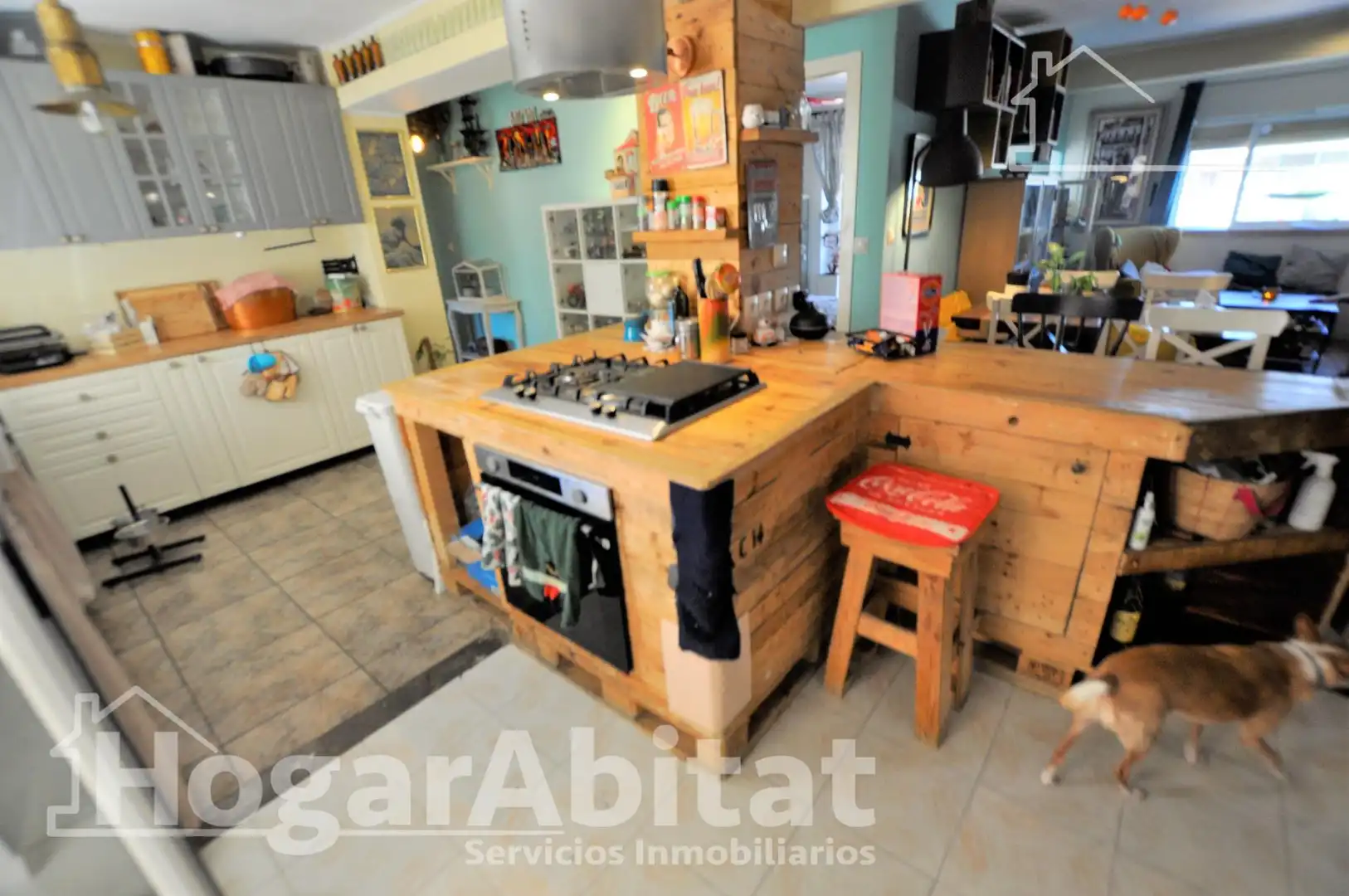 Cocina de Piso en venta en Valencia con Terraza