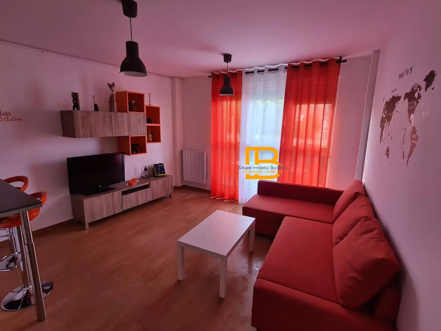 Living room of Flat for sale in Voto  with Heating, Parquet flooring and Terrace