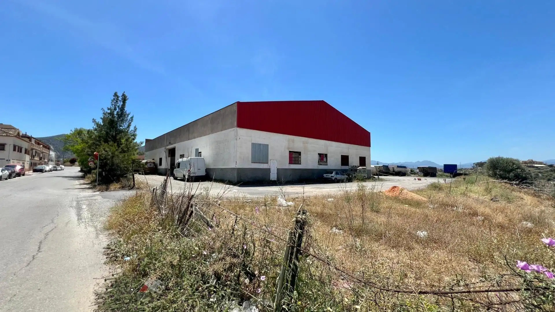 Vista exterior de Nave industrial en venta en Cártama