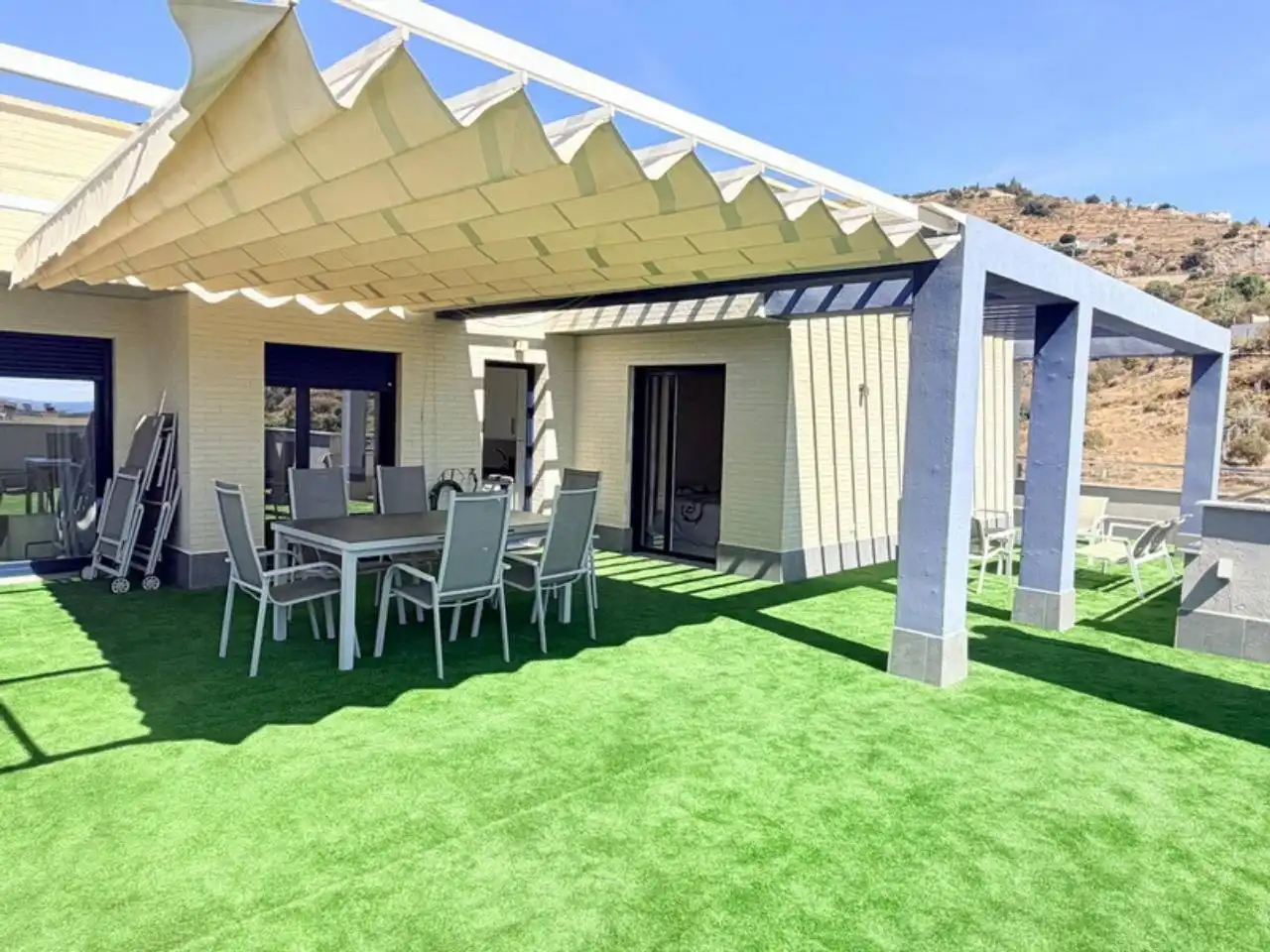 Terrasse von Dachboden zur Miete in Velilla - Velilla Taramay