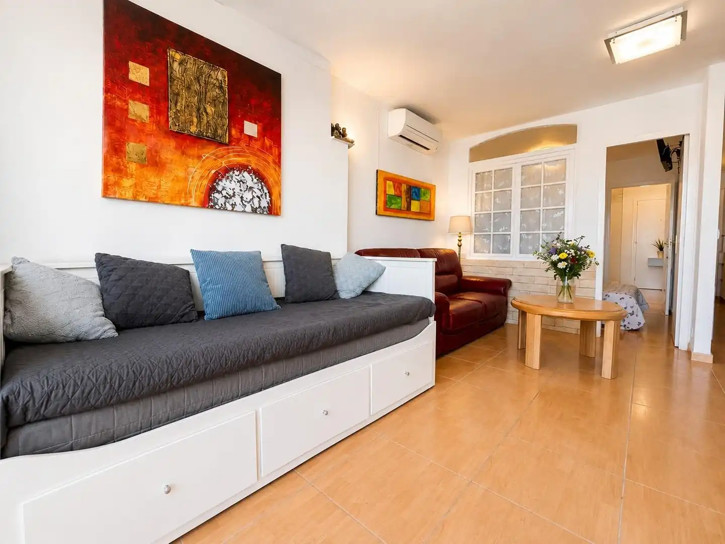 Living room of Attic for sale in Empuriabrava  with Air Conditioner, Heating and Terrace