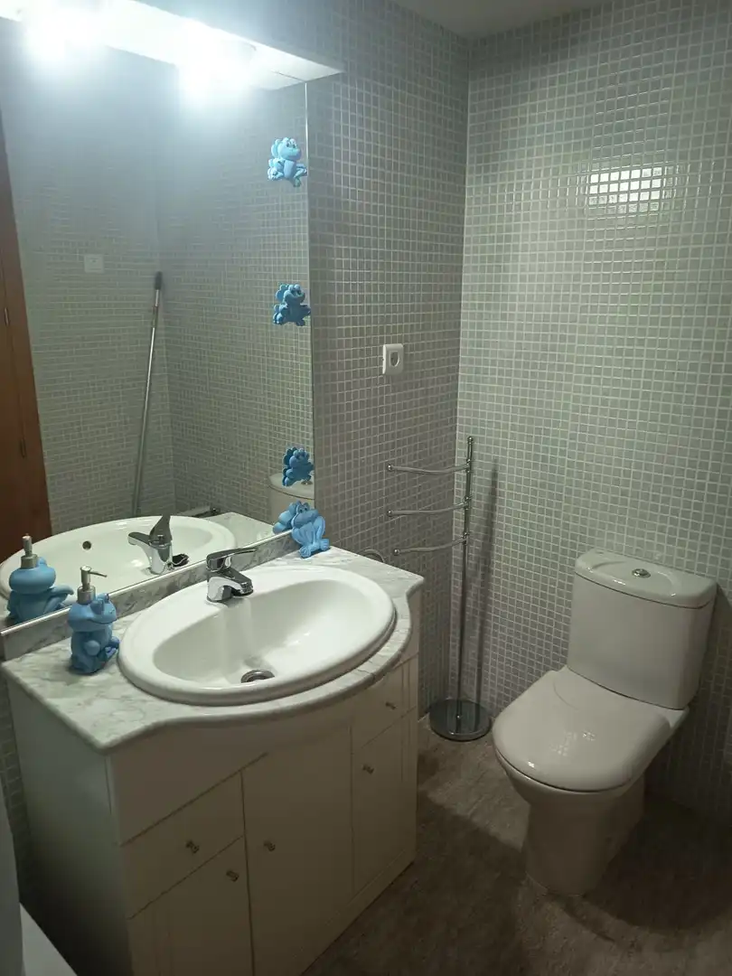 Badezimmer von Wohnungen zur Miete in Alcanar mit Klimaanlage, Heizung und Terrasse