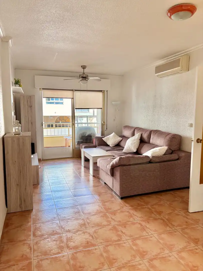 Wohnzimmer von Wohnung zum Verkauf in San Pedro del Pinatar mit Klimaanlage, Terrasse und Möbliert