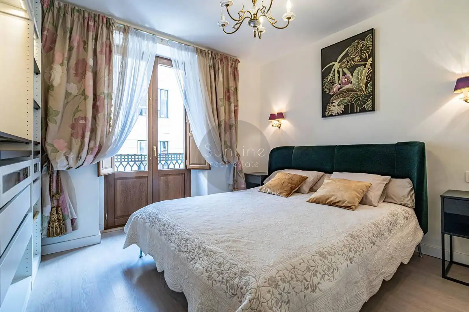 Schlafzimmer von Wohnung zum Verkauf in Valencia mit Klimaanlage, Möbliert und Balkon