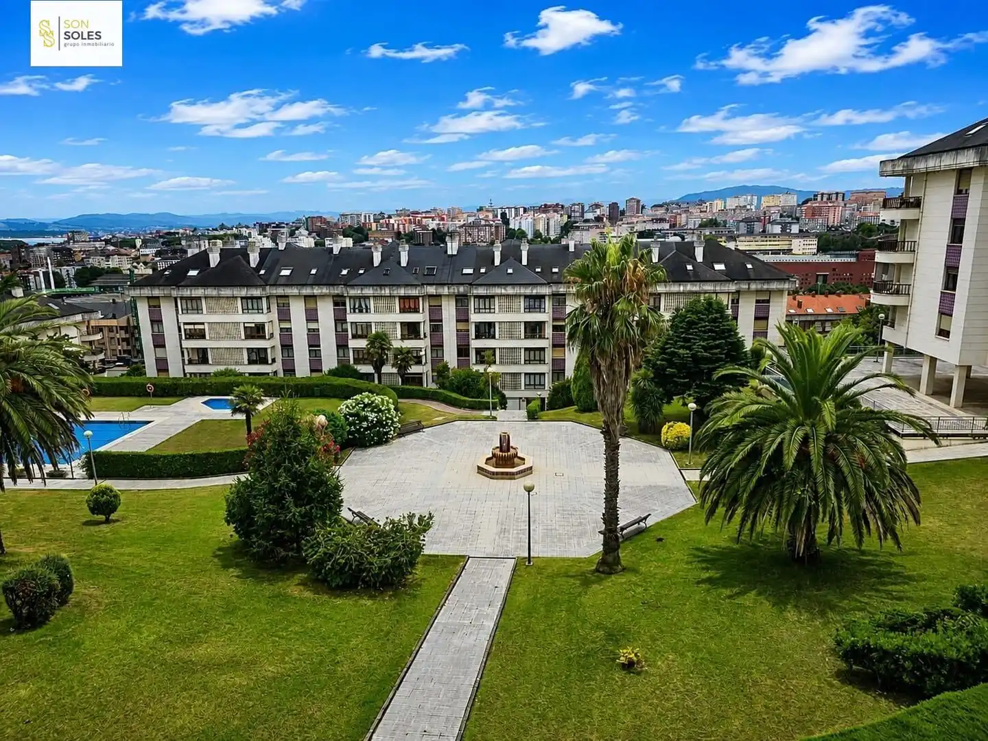 Vista exterior de Piso en venta en Santander con Calefacción, Jardín privado y Terraza