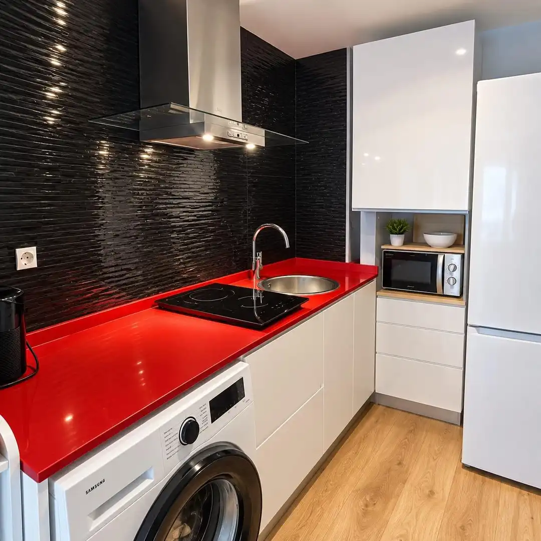 Cocina de Loft en venta en Mataró con Parquet