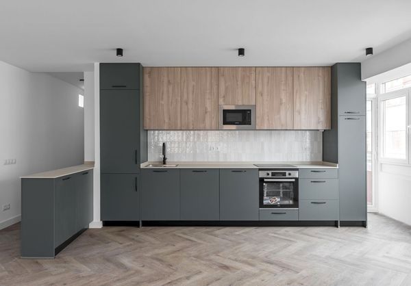 Kitchen of Flat for sale in  Madrid Capital  with Air Conditioner and Heating