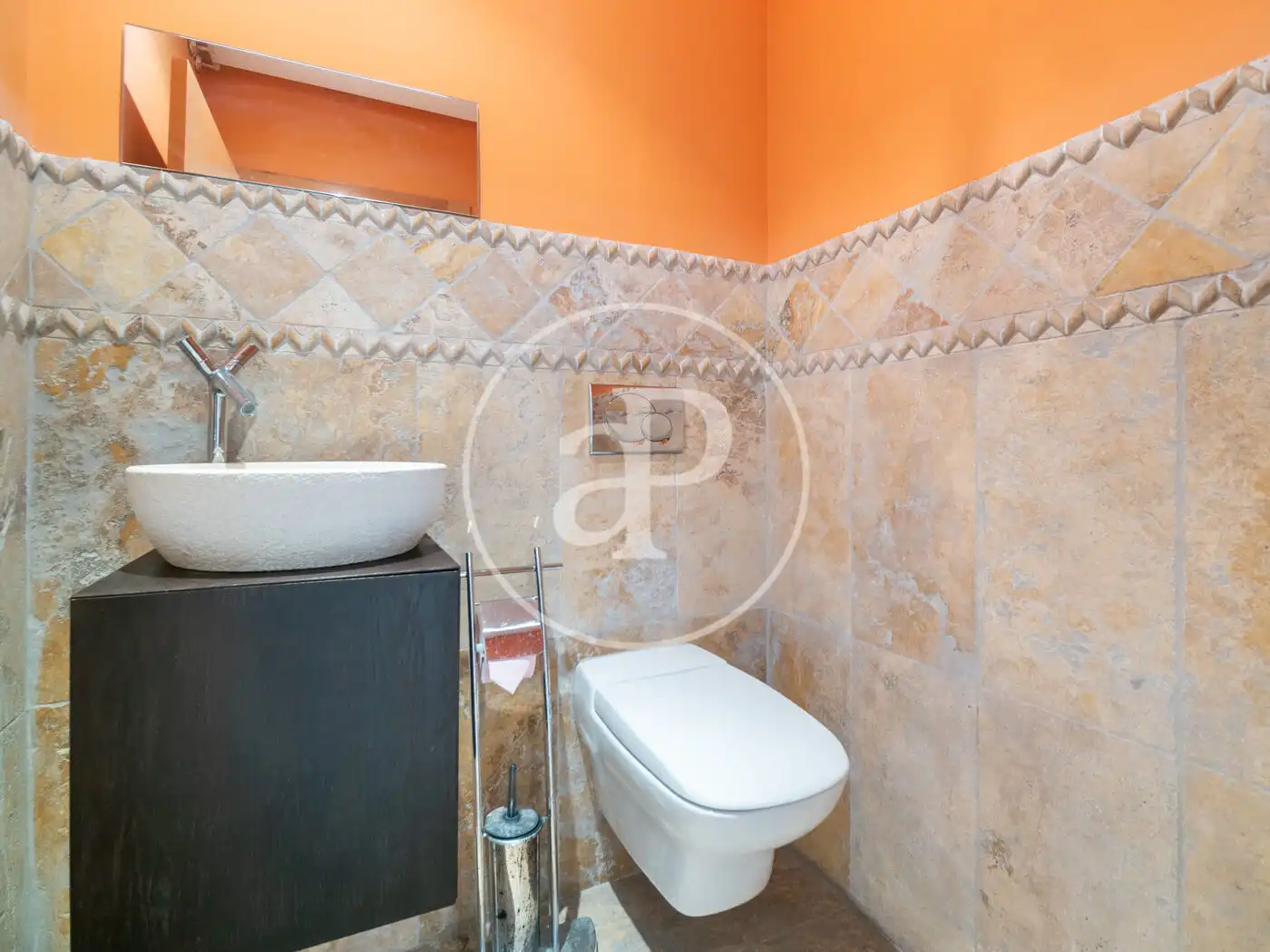 Baño de Casa o chalet en venta en Gilet con Aire acondicionado, Calefacción y Jardín privado