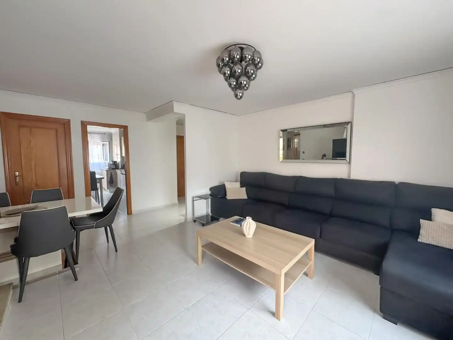 Sala d'estar de Casa o xalet de lloguer en Dénia amb Aire condicionat, Terrassa i Piscina comunitària