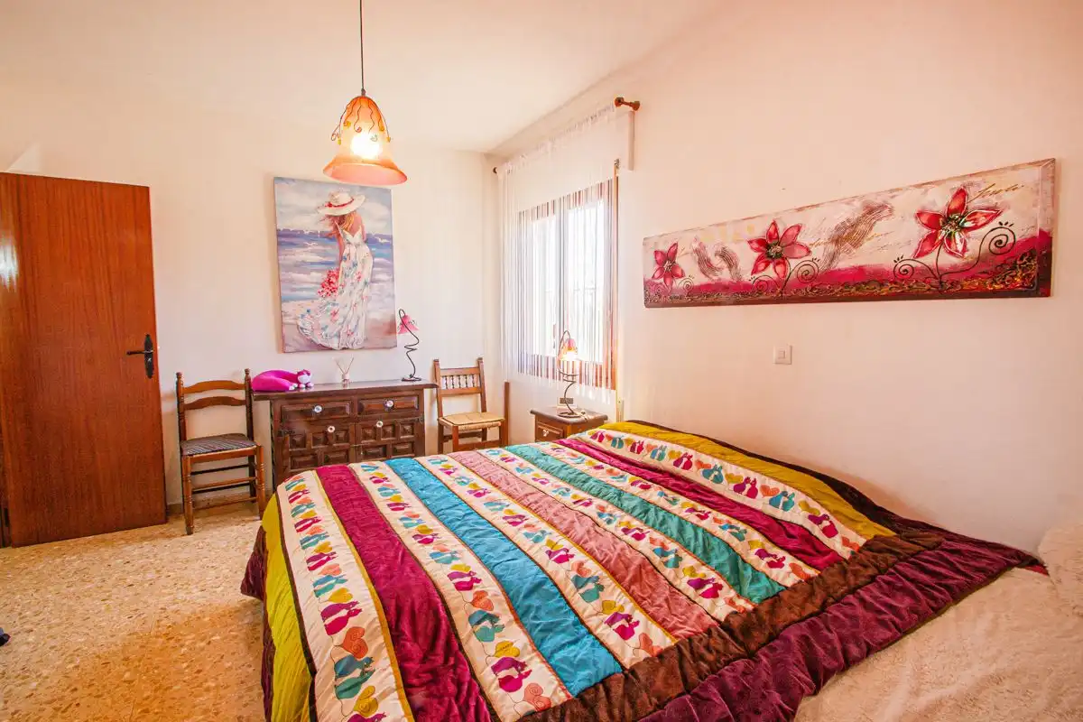 Bedroom of Houses for sale in Calpe / Calp  with Air Conditioner, Heating and Private garden