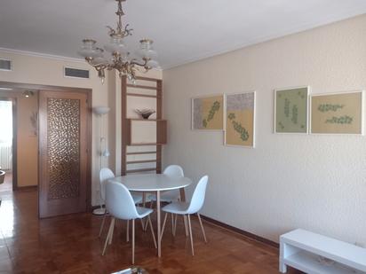 Dining room of Flat to rent in  Zaragoza Capital  with Heating, Furnished and Oven