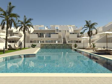 Bungalow di nuova costruzione con piscina in vendita a Calle los Rubios 16