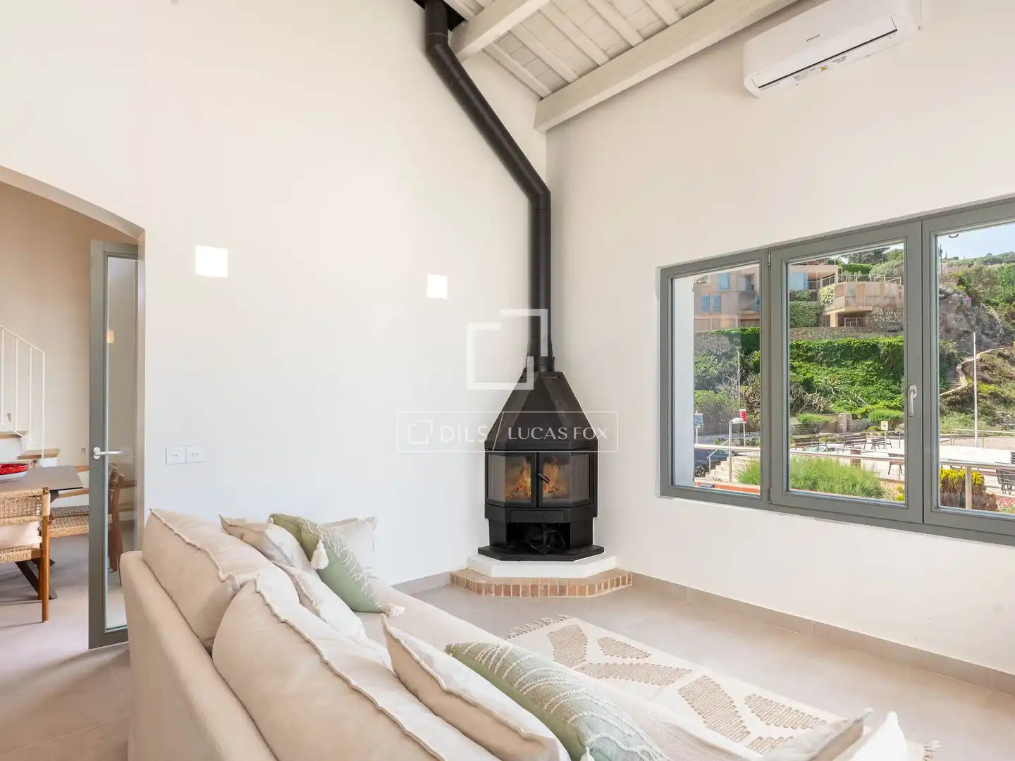 Living room of Houses for sale in Begur  with Air Conditioner and Heating