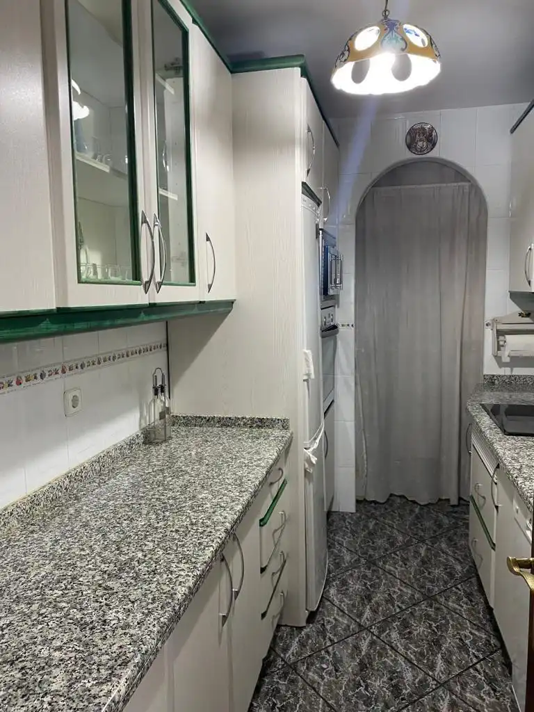 Cuina de Pis de lloguer en Granada amb Aire condicionat, Calefacció i Terrassa