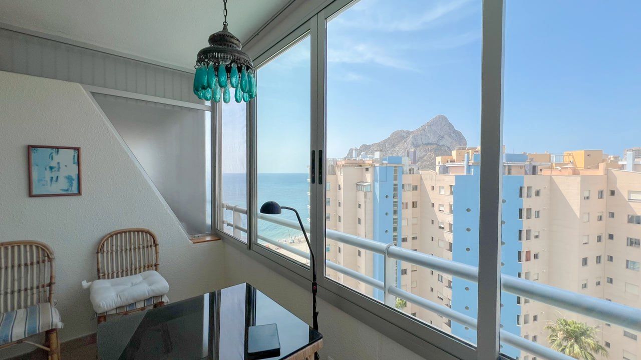 Bedroom of Apartment for sale in Calpe / Calp  with Air Conditioner, Heating and Private garden