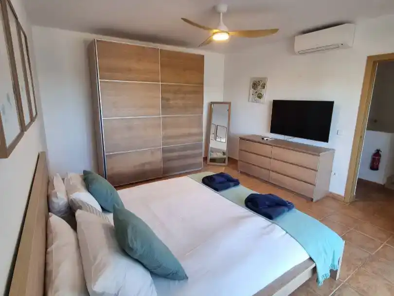 Schlafzimmer von Wohnung zum Verkauf in Manacor mit Klimaanlage, Privatgarten und Abstellraum