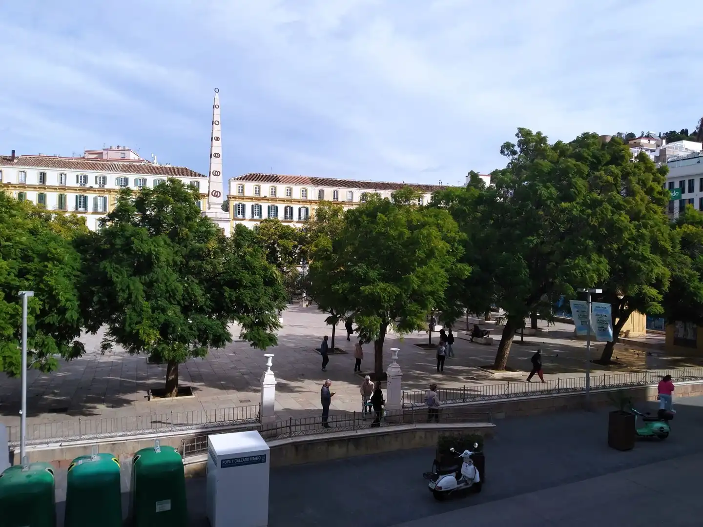 Vista exterior de Piso en venta en Málaga